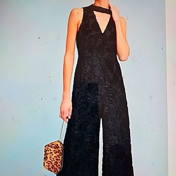 Anthropologie Maeve Laurette Velvet Jumpsuit size 4 - Picture 1 of 11